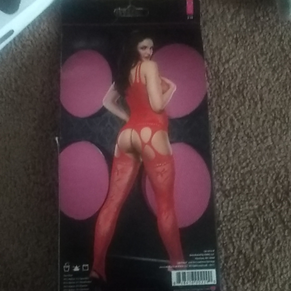 Strappy garter body stocking